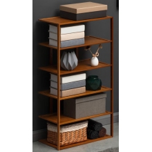 楠竹家用防塵置物架      五層52長(zhǎng)