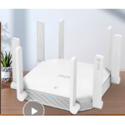 銳捷（Ruijie）無(wú)線路由器WiFi6 千兆5G雙頻Mesh分布路由 3200M 星耀X32增強(qiáng)版
