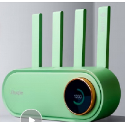 銳捷（Ruijie）家用無(wú)線路由器千兆WiFi6穿墻王 5G雙頻 Mesh組網(wǎng)小白X30PRO牛油果綠